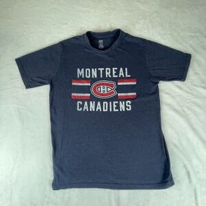 Stanley Cup Legends Montreal Canadiens Tee‎ Shirt Mens Medium Graphic Logo NHL